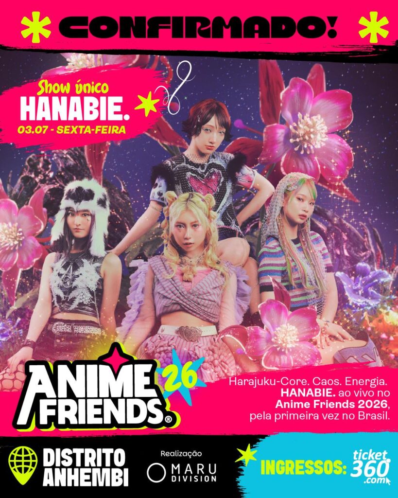 Banda Japonesa HANABIE Vem Ao Brasil Para O Anime Friends 2026 ON banda-japonesa-hanabie-vem-ao-brasil-para-o-anime-friends-2026-on